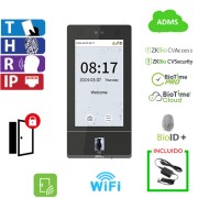                                                                           Terminal de Control de Acceso y Control de Tiempo y Asistencia con Wifi ZKteco (SenseFace  7A WI)